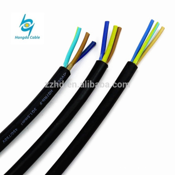 600v copper rubber insulated H07RN-F cable